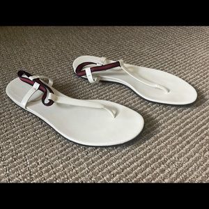 *new* Gucci Wimbledon Sport Elastic White Sandal